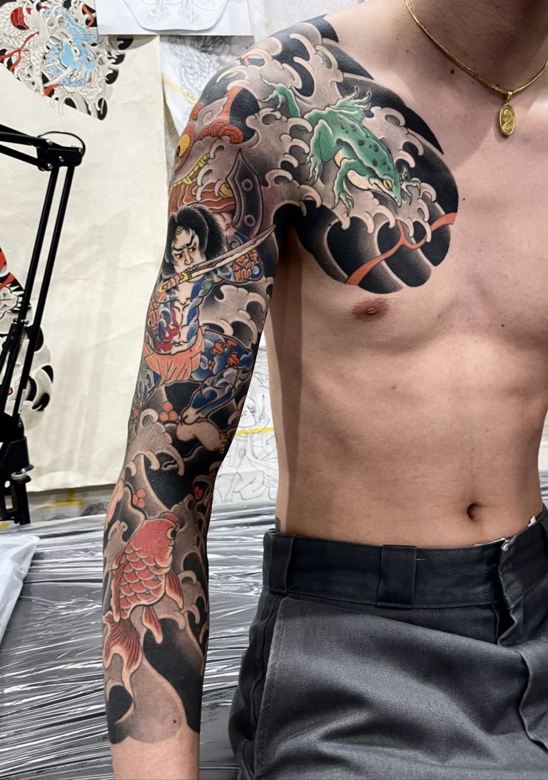 水門破りのタトゥー作品の写真