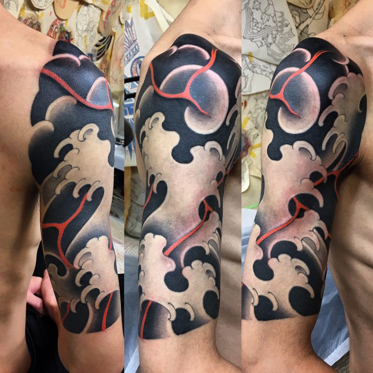 見切りのタトゥー作品の写真